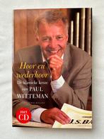 P. Witteman - Hoor en wederhoor zonder cd €1, Boeken, Muziek, Artiest, P. Witteman, Ophalen of Verzenden, Zo goed als nieuw