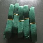 5 pakjes a 5 meter tassen band, 14-15mm breed, effen, Ophalen of Verzenden, Nieuw, Lint, Band of Elastiek