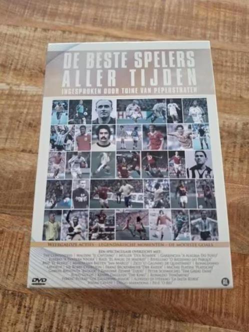 De Beste Spelers Aller Tijden (10 DVD-Box), Cd's en Dvd's, Dvd's | Sport en Fitness, Zo goed als nieuw, Documentaire, Voetbal