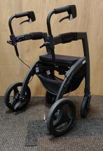 Rollz Motion matt black - rollator en rolstoel in één, Ophalen, Inklapbaar, Zo goed als nieuw, Duwrolstoel