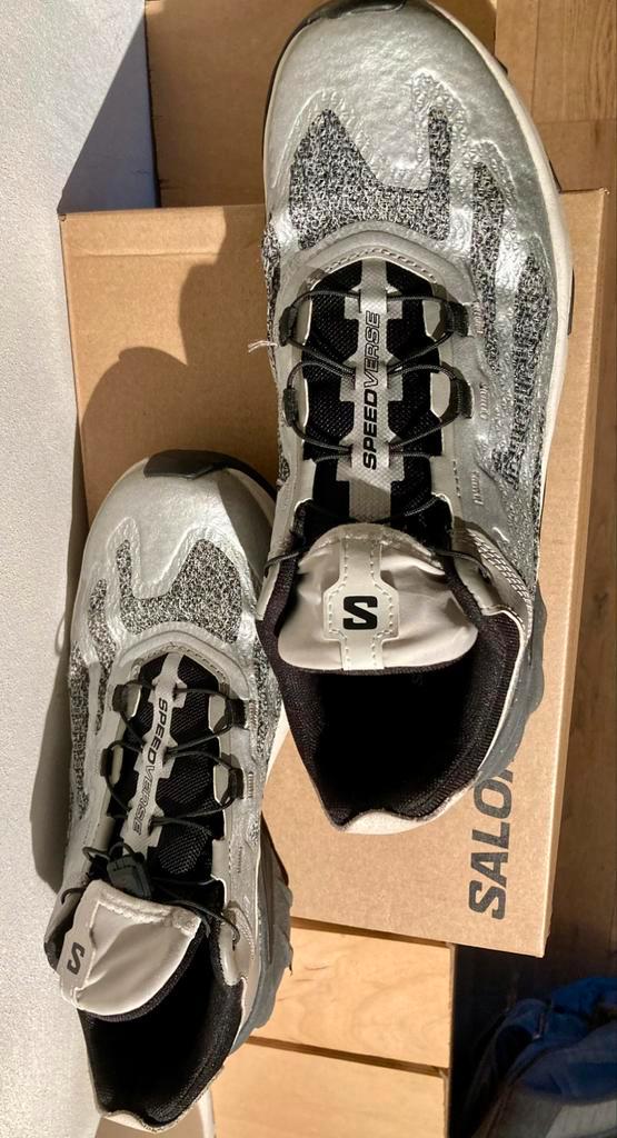 Salomon Speedverse PRG Silver Frost uitverkocht model 40 2/3, Sport en Fitness, Loopsport en Atletiek, Zo goed als nieuw, Ophalen of Verzenden