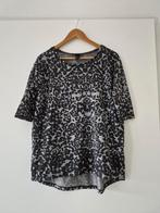 T-shirt H&M maat S grijs - zwart - leopard, H&M, Zwart, Ophalen of Verzenden, Zo goed als nieuw