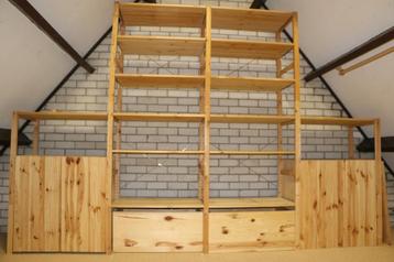 Ikea Ivar inzetkasten stellingkast voorzetdeurtjes opbergrek beschikbaar voor biedingen