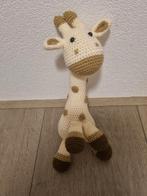 Giraffe jungle knuffel gebreid gehaakt handwerk bruin beige, Kinderen en Baby's, Speelgoed | Knuffels en Pluche, Ophalen of Verzenden