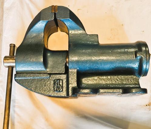 SZ Spantechniek Zeulenroda Professionele Vintage Bankschroef, Antiek en Kunst, Antiek | Gereedschap en Instrumenten, Ophalen of Verzenden