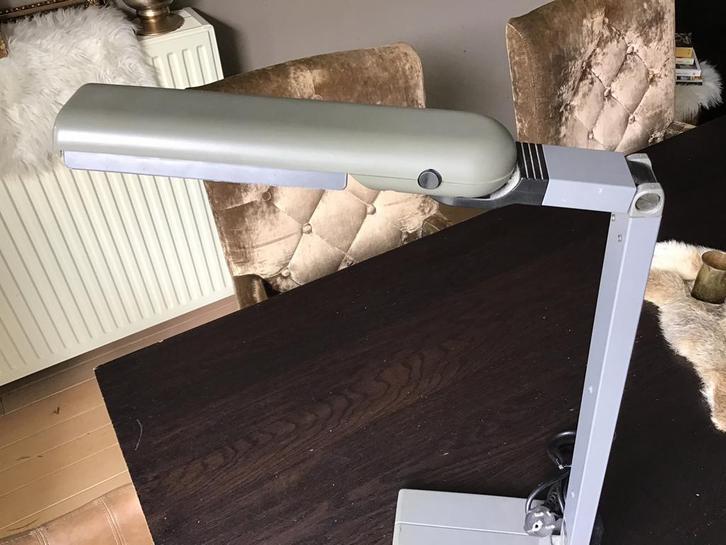 Vintage LEDU 612 architectenlamp Groot, Huis en Inrichting, Lampen | Tafellampen, Zo goed als nieuw, Minder dan 50 cm, Ophalen of Verzenden