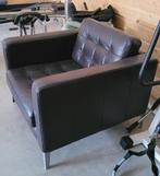 Ikea Landskrona fauteuil, Huis en Inrichting, Fauteuils, Ophalen, Zo goed als nieuw, 75 tot 100 cm, Leer