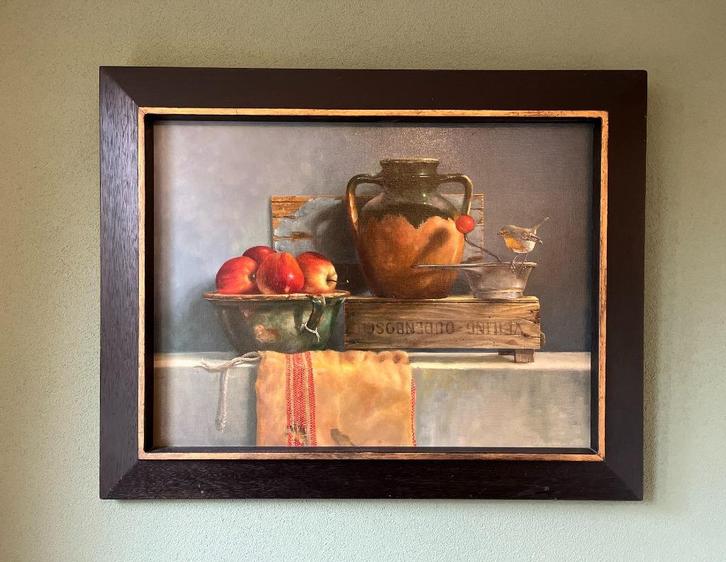 Groot schilderij stilleven, Marian van der Sanden., Antiek en Kunst, Kunst | Schilderijen | Klassiek, Ophalen