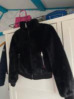 Faux fur zwarte Pull & Bear maat XS, Zwart, Ophalen of Verzenden, Zo goed als nieuw, Pull & Bear
