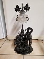 Art noveau art deco tafellamp western, Ophalen