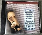 BEETHOVEN-FRANS BRUGGEN- SYMPHONY 5, CORIOLAN, EGMONT, Ophalen of Verzenden, Classicisme, Zo goed als nieuw, Orkest of Ballet