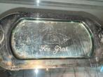 Antiek foie gras serveerbord met glas en verzilverde eend, Antiek en Kunst, Ophalen of Verzenden