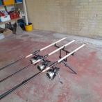 Century/Shimano hengelsport set 3x, Watersport en Boten, Hengelsport | Karpervissen, Ophalen, Zo goed als nieuw, Complete set