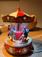 Intratuin kerstdorpminiatuur carousel met LED verlichting, Diversen, Kerst, Ophalen of Verzenden, Zo goed als nieuw