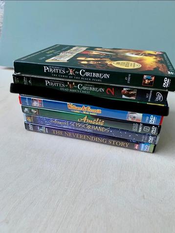 Allerlei dvd’s, 6 stuks: avonturenfilms, tekenfilms, fantasy beschikbaar voor biedingen