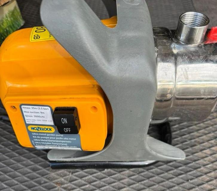 Hozelock Ultra Metal Tuinpomp Kit zgan, Tuin en Terras, Tuinslangen, Gebruikt, Tuinslang, Ophalen of Verzenden