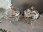 2 mooie schalen met deksel, Ophalen of Verzenden