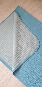 IKEA Karit sprei/plaid blauw 182x280, Huis en Inrichting, Ophalen of Verzenden, Zo goed als nieuw, Tweepersoons, Blauw