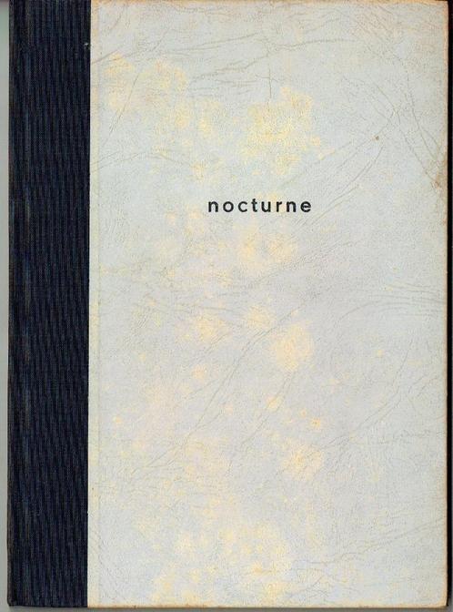 Attie de Vries - Nocturne gesigneerd met linoleumsnede, Boeken, Literatuur, Zo goed als nieuw, Nederland, Ophalen of Verzenden