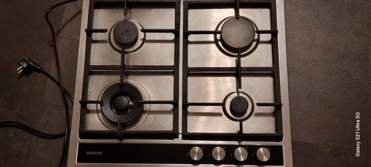 Siemens inbouw gas kookplaat, Witgoed en Apparatuur, Kookplaten, Zo goed als nieuw, Inbouw, Gas, 5 kookzones of meer, Ophalen of Verzenden