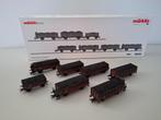 Marklin 46026 Set van 7 goederenwagens 'kolen' van de DR/DB, Wisselstroom, Treinset, Ophalen of Verzenden, Zo goed als nieuw