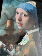 Bladbroche, parelmoer, Mexico, Ophalen of Verzenden, Zilver, Overige materialen