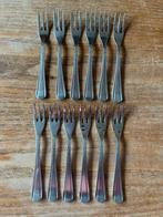 12 Vintage Sola GZ 640 gebaksvorkjes (smal), Antiek en Kunst, Antiek | Bestek, Ophalen of Verzenden