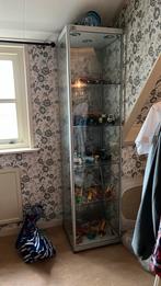 Vitrinekast, Ophalen, 50 tot 100 cm, Glas, 150 tot 200 cm