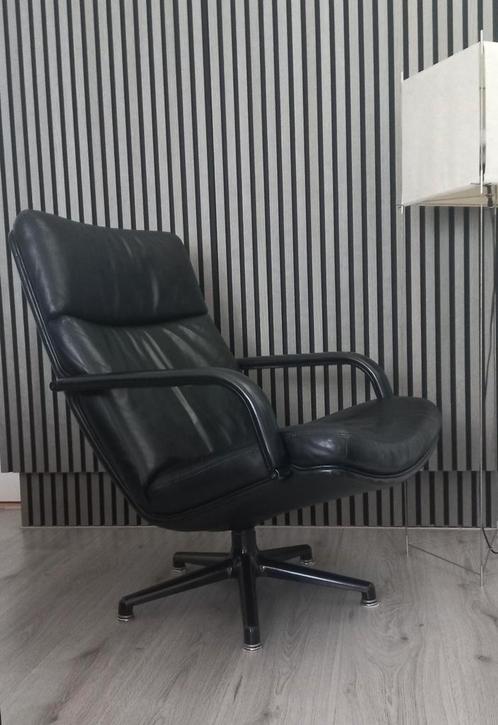 Geoffrey Harcourt voor Artifort f154 leder, Huis en Inrichting, Fauteuils, Zo goed als nieuw, Leer, 75 tot 100 cm, Ophalen of Verzenden