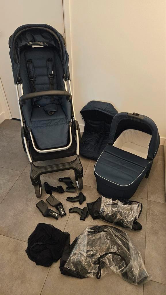 Thule Sleek 2in1 kinderwagen Navy Blue, Kinderen en Baby's, Kinderwagens en Combinaties, Zo goed als nieuw, Combiwagen, Overige merken