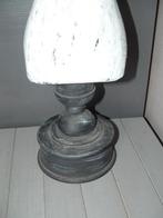 Buste tafelmodel papier-maché paspop op houten voet 61 cm, Antiek en Kunst, Ophalen of Verzenden