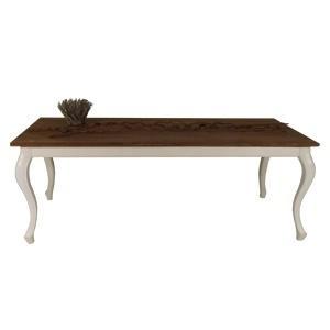 EETTAFEL Queen Ann Teak blad white-wash160 cm Laagste prijs, Huis en Inrichting, Tafels | Eettafels, Nieuw, 50 tot 100 cm, 150 tot 200 cm
