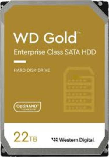 WD Gold 22 Tb (2 op voorraad) beschikbaar voor biedingen