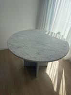 Marmeren tafel rond/ marble table, Ophalen, Gebruikt, 100 tot 150 cm, Rond