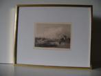 Mooie gravure  van J.S.Cooper.Zicht op 's-Gravenhage, Antiek en Kunst, Kunst | Etsen en Gravures, Ophalen of Verzenden
