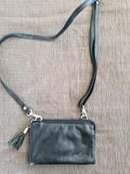 Klein tasje Bear Desigh echt leer, Ophalen of Verzenden, Zwart, Schoudertasje