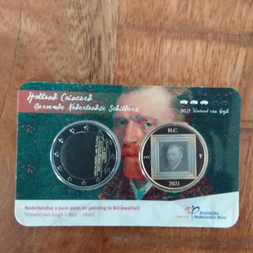Holland coincard Nederlandse schilders,  2021 Vincent van Go beschikbaar voor biedingen