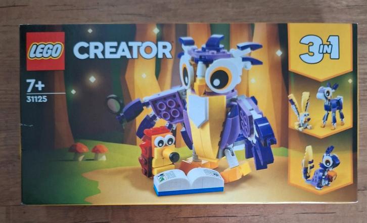 LEGO Creator 31125 Fantasieboswezens 3-in-1, Kinderen en Baby's, Speelgoed | Duplo en Lego, Nieuw, Lego, Complete set, Ophalen of Verzenden