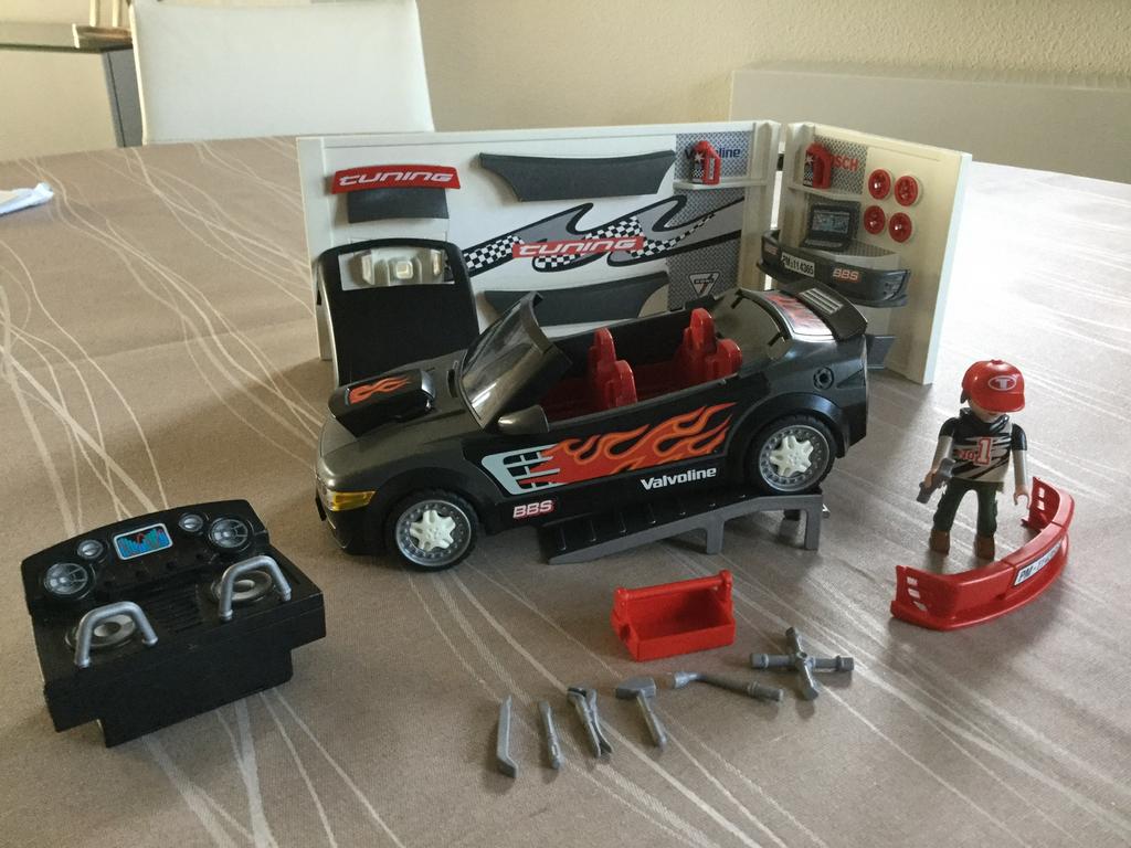 Playmobil turning sport auto met geluid 4366, Ophalen of Verzenden, Zo goed als nieuw