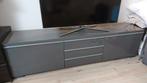 IKEA Besta Burs TV-meubel hoogglans grijs, Ophalen, Gebruikt, 150 tot 200 cm, Minder dan 100 cm