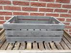 Grijze houten decoratieve krat, Ophalen, Zo goed als nieuw