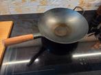 Mammafong Blue Carbon Steel Wok 36 cm – pre-seasoned, Ophalen, Overige materialen, Gebruikt, Keramische plaat