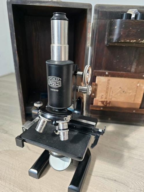 Spencer buffalo USA profesionele microscoop, Audio, Tv en Foto, Optische apparatuur | Microscopen, Gebruikt, Biologische microscoop