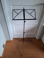 Zwarte muziekstandaard, Ophalen of Verzenden, Zo goed als nieuw, Muziekstandaard