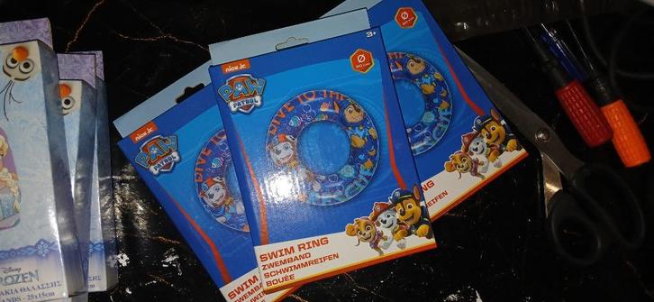 zwemband  partij pawpatrol, Kinderen en Baby's, Speelgoed | Buiten | Opblaasfiguren, Nieuw, Ophalen of Verzenden