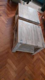 Twee salontafels, Huis en Inrichting, Tafels | Salontafels, Ophalen, 50 tot 100 cm, 50 tot 100 cm, Zo goed als nieuw