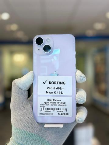 Zo goed als nieuw Apple iPhone 14 128GB beschikbaar voor biedingen