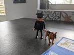 Playmobil 3984 Politieman met hond (vintage), Kinderen en Baby's, Speelgoed | Playmobil, Ophalen of Verzenden, Zo goed als nieuw