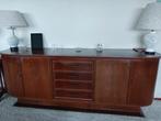 Noten dressoir - jaren '50, Ophalen, Gebruikt, 200 cm of meer, Jaren 50