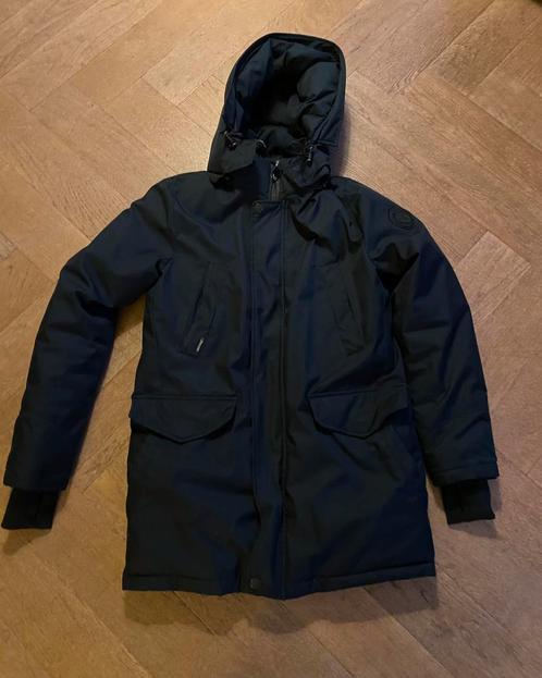 Donkerblauwe Airforce jongens jas maat S, Kleding | Heren, Jassen | Winter, Zo goed als nieuw, Maat 46 (S) of kleiner, Blauw, Ophalen of Verzenden